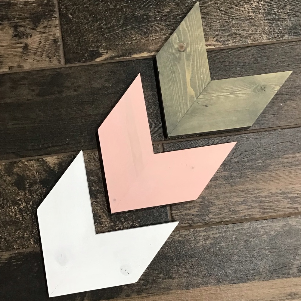 Chevron Farmhouse Arrow Wall Nursery Decor
